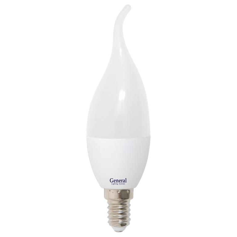 Лампа светодиодная General Стандарт GLDEN-CFW-10-230-E14-4500, 661084, E-14, 4500 К