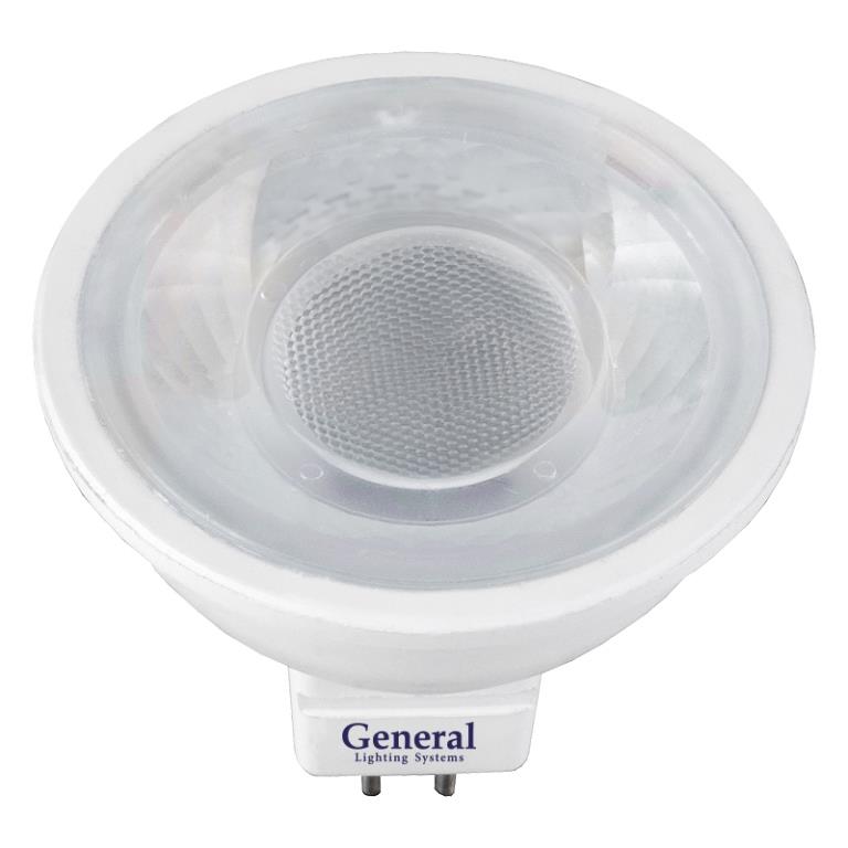 Лампа светодиодная General Стандарт GLDEN-MR16-7-230-GU5.3-3000, 643400, GU-5.3, 3000 К